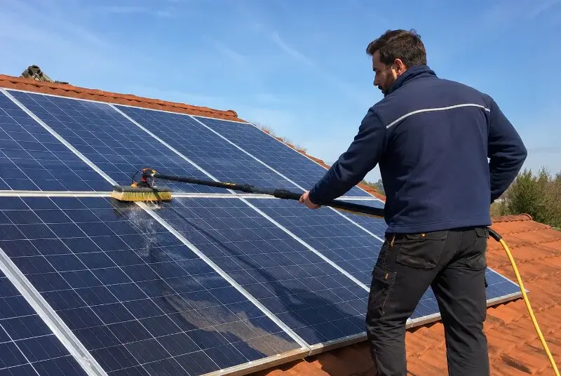 Nettoyage et entretien de panneaux solaires à Saint-Jean-Brévelay